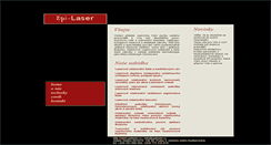 Desktop Screenshot of epilaser.cz