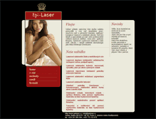 Tablet Screenshot of epilaser.cz